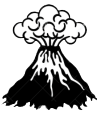 Volcano Icon - Jump In